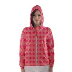 Pattern 142 Women s Hooded Windbreaker by GardenOfOphir