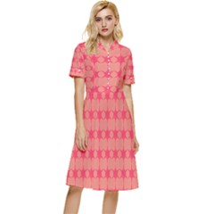 Pattern 142 Button Top Knee Length Dress by GardenOfOphir