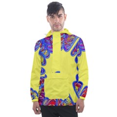 Explosion Big Bang Colour Structure Men s Front Pocket Pullover Windbreaker by Semog4