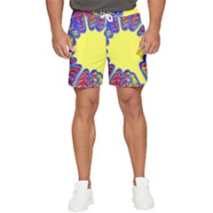 Explosion Big Bang Colour Structure Men s Runner Shorts by Semog4