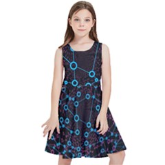 Artificial Intelligence Network Kids  Skater Dress by Semog4