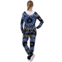 Mandala Floral Rose Window Strasbourg Cathedral France Women s Tracksuit View2