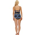 Mandala Floral Rose Window Strasbourg Cathedral France Knot Front One-Piece Swimsuit View4