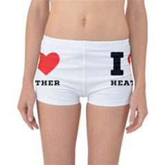 I Love Heather Reversible Boyleg Bikini Bottoms by ilovewhateva