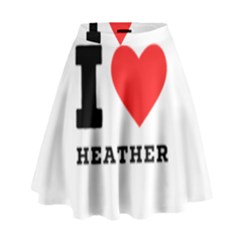 I Love Heather High Waist Skirt by ilovewhateva