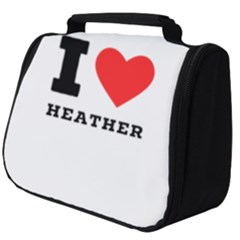 I Love Heather Full Print Travel Pouch (big) by ilovewhateva