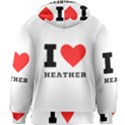 I love heather Kids  Zipper Hoodie Without Drawstring View2