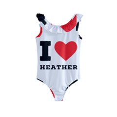 I love heather Kids  Frill Swimsuit