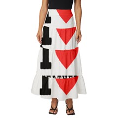 I Love Heather Tiered Ruffle Maxi Skirt by ilovewhateva