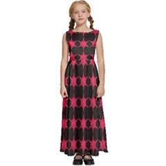 Pattern 143 Kids  Satin Sleeveless Maxi Dress by GardenOfOphir