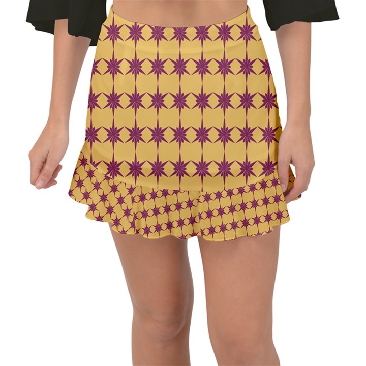 Pattern 141 Fishtail Mini Chiffon Skirt