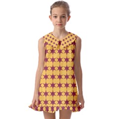 Pattern 141 Kids  Pilgrim Collar Ruffle Hem Dress by GardenOfOphir