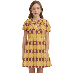 Pattern 141 Kids  Bow Tie Puff Sleeve Dress by GardenOfOphir