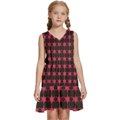 Pattern 143 Kids  Sleeveless Tiered Mini Dress by GardenOfOphir