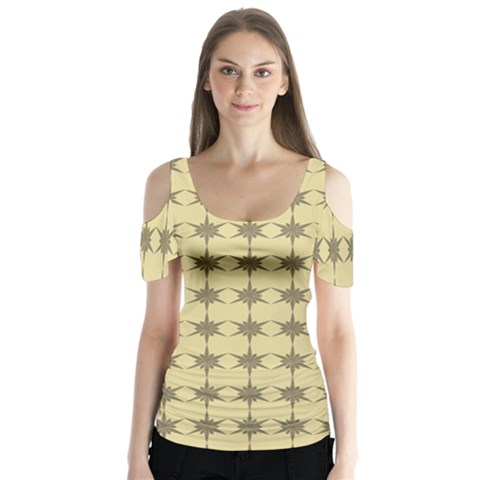 Pattern 145 Butterfly Sleeve Cutout Tee  by GardenOfOphir