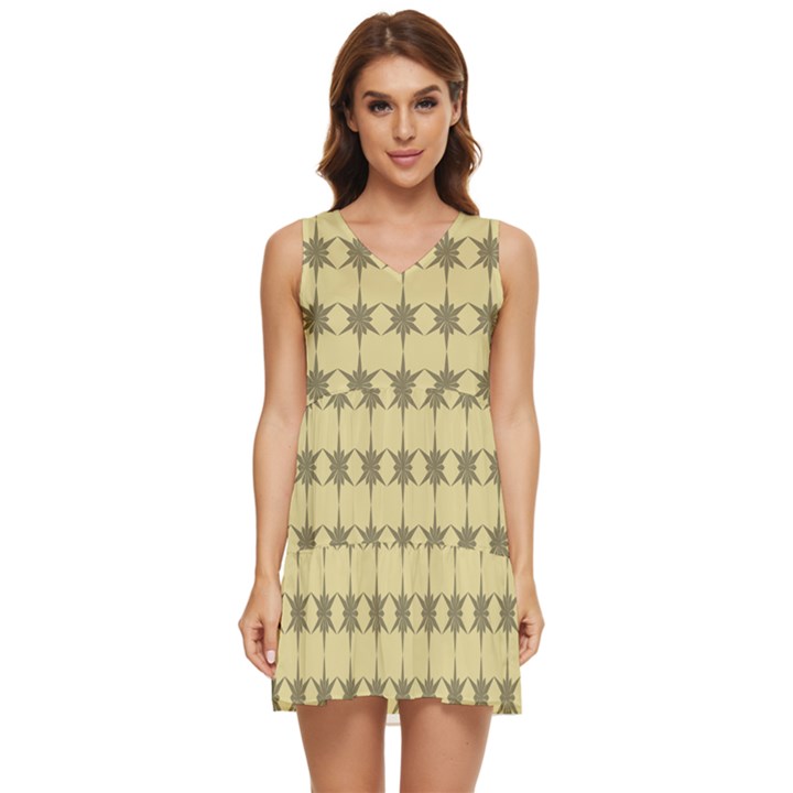 Pattern 145 Tiered Sleeveless Mini Dress