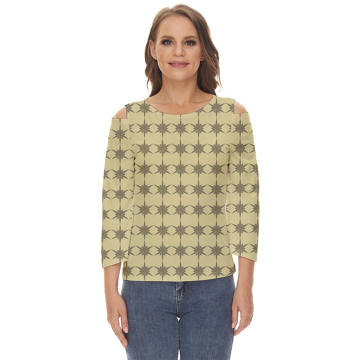 Pattern 145 Cut Out Wide Sleeve Top