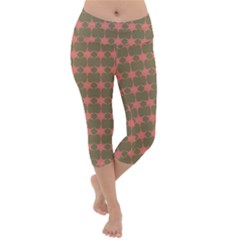 Pattern 146 Lightweight Velour Capri Yoga Leggings by GardenOfOphir