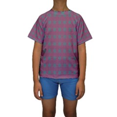 Pattern 148 Kids  Short Sleeve Swimwear by GardenOfOphir