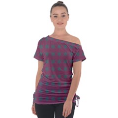 Pattern 148 Off Shoulder Tie-up Tee