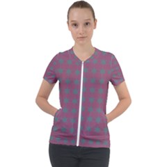 Pattern 148 Short Sleeve Zip Up Jacket by GardenOfOphir