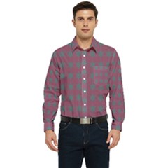 Pattern 148 Men s Long Sleeve Pocket Shirt  by GardenOfOphir