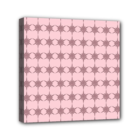 Pattern 149 Mini Canvas 6  X 6  (stretched) by GardenOfOphir