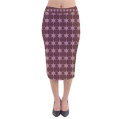 Pattern 150 Velvet Midi Pencil Skirt by GardenOfOphir