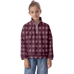 Pattern 150 Kids  Half Zip Hoodie by GardenOfOphir