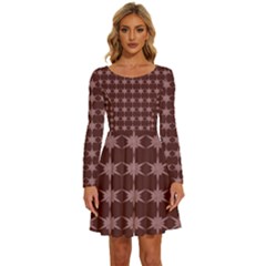 Pattern 150 Long Sleeve Wide Neck Velvet Dress by GardenOfOphir