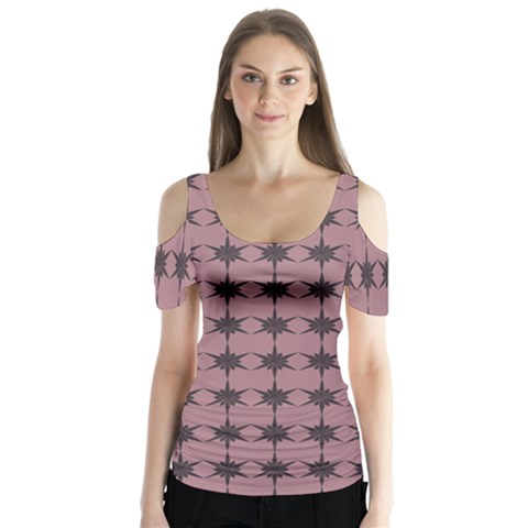 Pattern 151 Butterfly Sleeve Cutout Tee  by GardenOfOphir