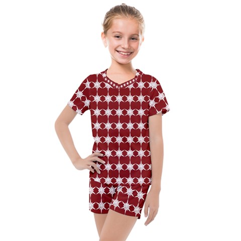 Pattern 152 Kids  Mesh Tee And Shorts Set by GardenOfOphir