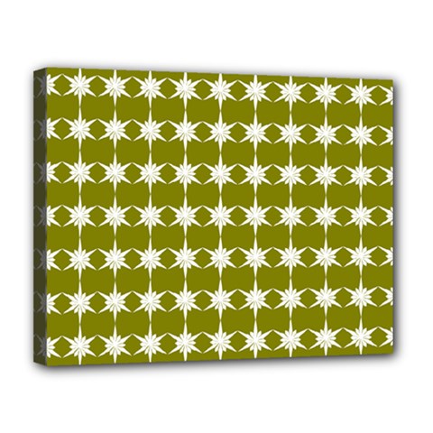 Pattern 153 Canvas 14  X 11  (stretched) by GardenOfOphir