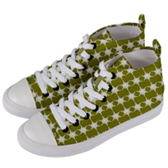 Pattern 153 Women s Mid-top Canvas Sneakers by GardenOfOphir