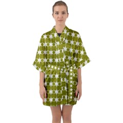 Pattern 153 Half Sleeve Satin Kimono  by GardenOfOphir