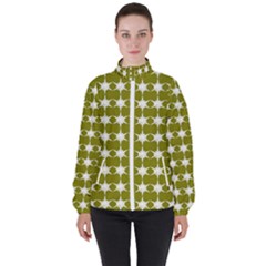 Pattern 153 Women s High Neck Windbreaker by GardenOfOphir