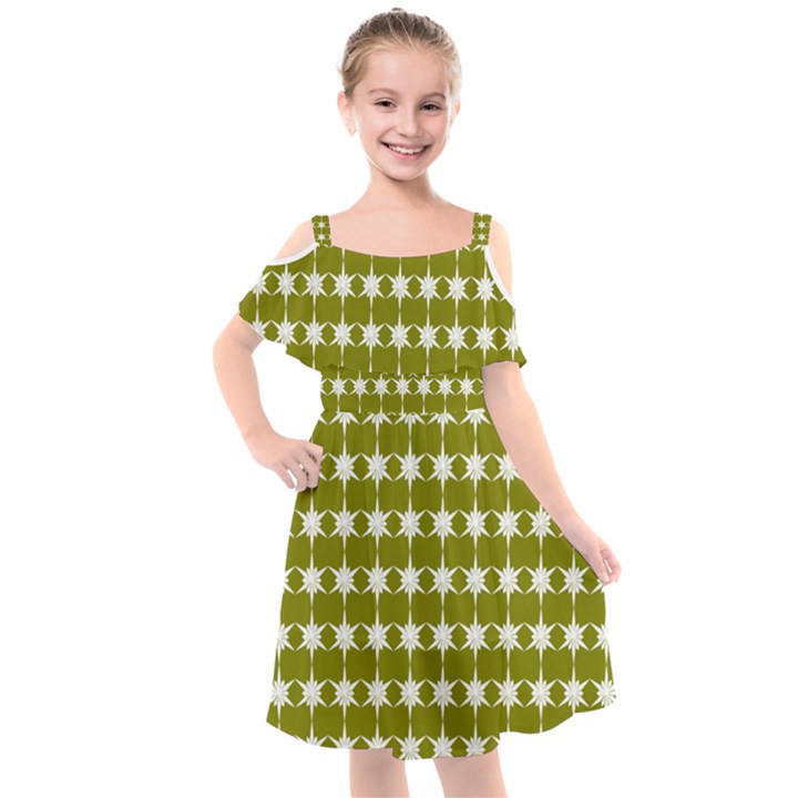 Pattern 153 Kids  Cut Out Shoulders Chiffon Dress