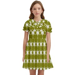 Pattern 153 Kids  Bow Tie Puff Sleeve Dress by GardenOfOphir