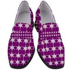 Pattern 154 Women s Chunky Heel Loafers by GardenOfOphir