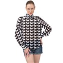 Pattern 156 High Neck Long Sleeve Chiffon Top View1