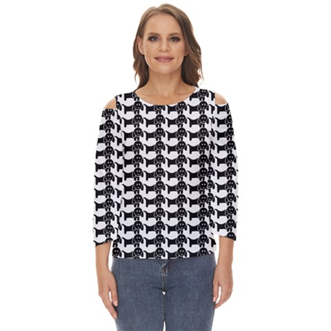 Pattern 156 Cut Out Wide Sleeve Top by GardenOfOphir