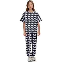 Pattern 156 Kids  Tee And Pants Sports Set by GardenOfOphir