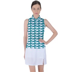 Pattern 157 Women s Sleeveless Polo Tee by GardenOfOphir