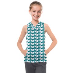 Pattern 157 Kids  Sleeveless Hoodie by GardenOfOphir