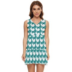 Pattern 157 Tiered Sleeveless Mini Dress by GardenOfOphir