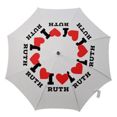 I Love Ruth Hook Handle Umbrellas (large) by ilovewhateva