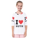 I love ruth Kids  Quarter Sleeve Raglan Tee View1