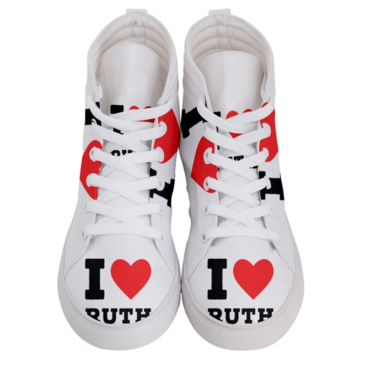 I love ruth Men s Hi-Top Skate Sneakers