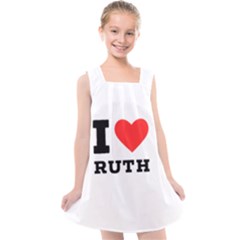 I Love Ruth Kids  Cross Back Dress by ilovewhateva