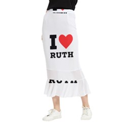 I Love Ruth Maxi Fishtail Chiffon Skirt by ilovewhateva